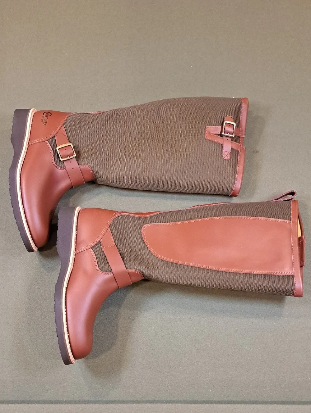 Chippewa Descaro 17" Plain Snake Boot - Color: Russet Espresso - Size: Men 9.5 - Picture 5 of 11